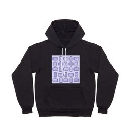Midcentury MCM Rounded Rectangles Lavender Hoody