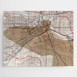 Saint Paul, USA - City Map Collage Jigsaw Puzzle