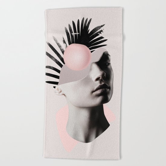 Empty mind Beach Towel