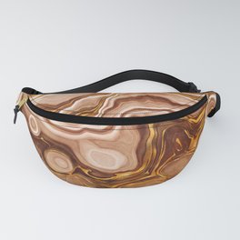 Golden Agate Texture 09 Fanny Pack