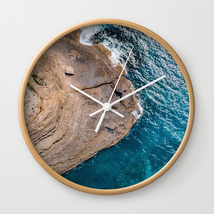Clear Coastal Waters of the South Coast Wall Clock