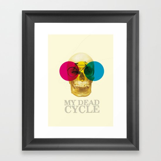CYCLE Framed Art Print