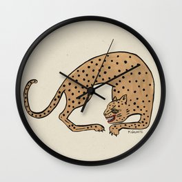 Cheetah Wall Clock
