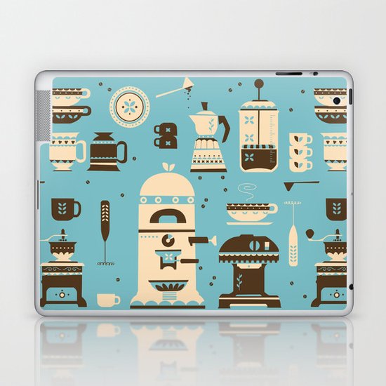 Coffee Paraphernalia Laptop & iPad Skin
