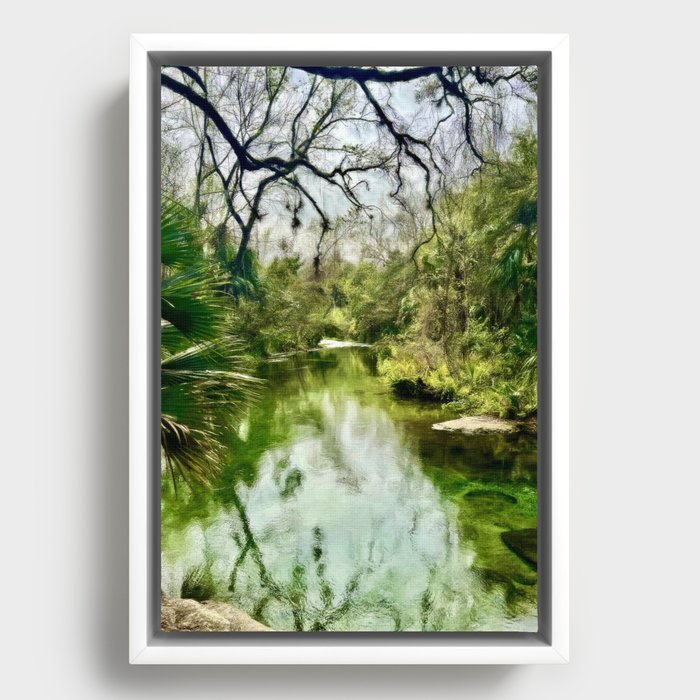 The Tropical Paradise Framed Canvas