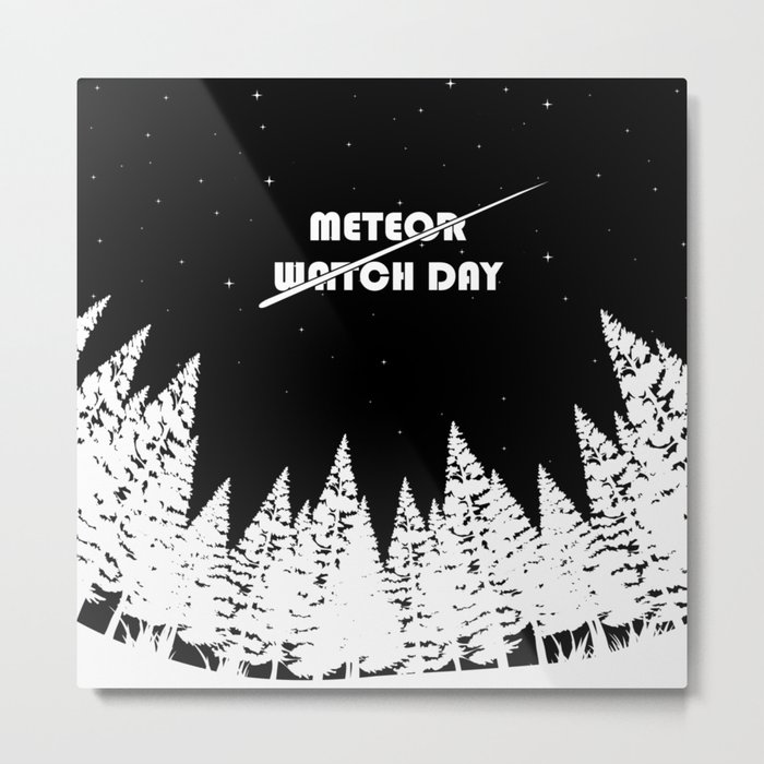 Meteor Watch Day June 30th Astronomy Metal Print