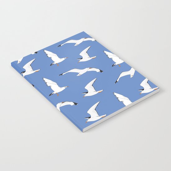 Gathering Seagulls at the Cricket Notebook
