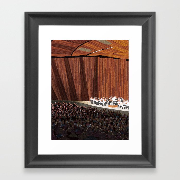 Orchestra Audience (2018) Framed Art Print