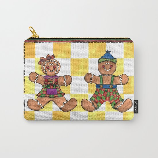 The Gingerbread Twins Carry-All Pouch