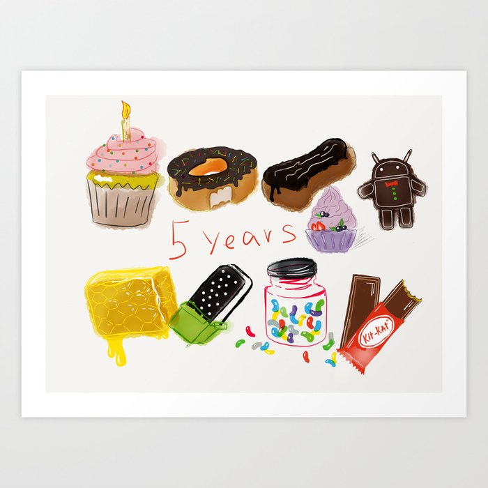 android  Art Print