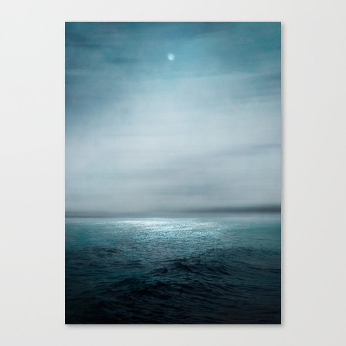 Sea Under Moonlight Canvas Print