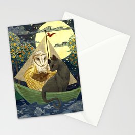 The Owl and the Pussycat Stationery Cards