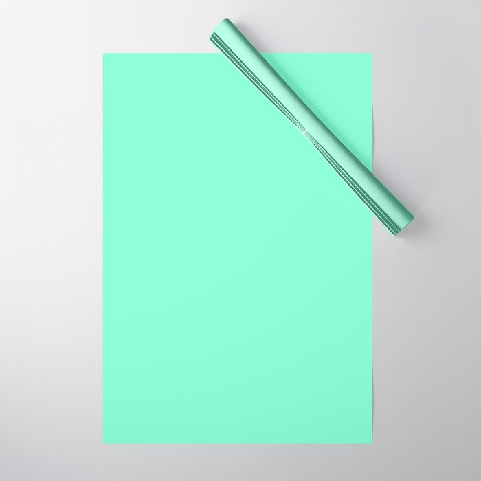 Aqua blue online wrapping paper