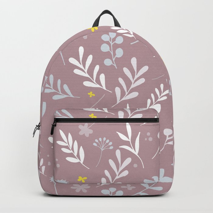 Floral Pattern 1 - PINK BACKGROUND Backpack