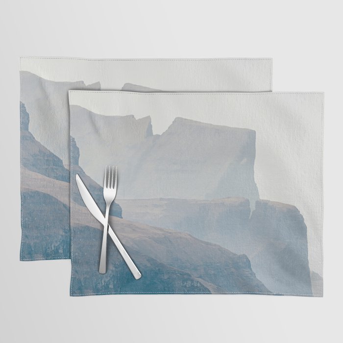 Epic Layers of Cliffs Faroe Island  Placemat