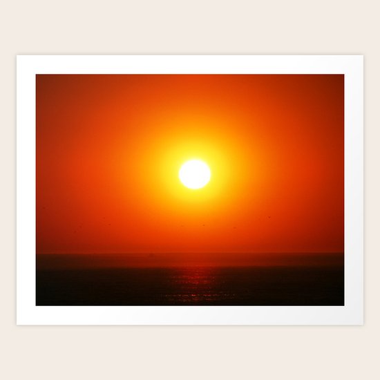SUNSET Art Print