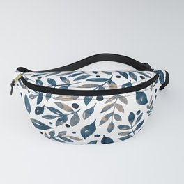Seasonal branches and berries - neutral Fanny Pack
