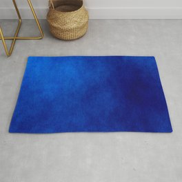 Misty Deep Blue Area & Throw Rug