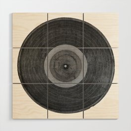Record Print Wood Wall Art
