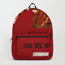 1928 American Football World Champions Providence Steam Rollers Backpack