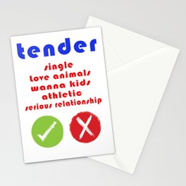 Tender Stationery Card