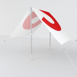 Letter S (Red & White) Sun Shade