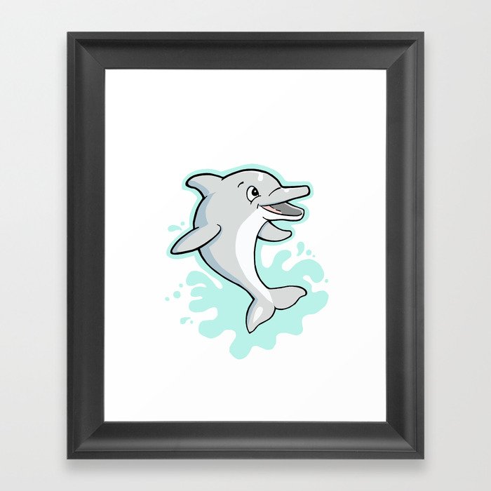 dolphin  Framed Art Print