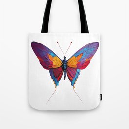 Colorful butterfly Tote Bag