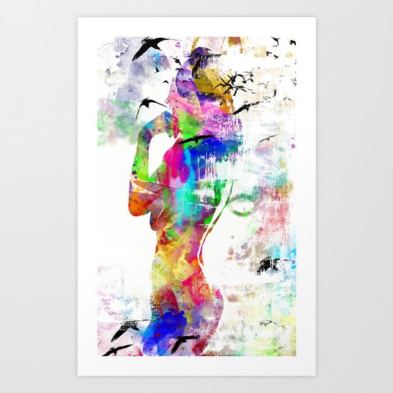 woman Art Print