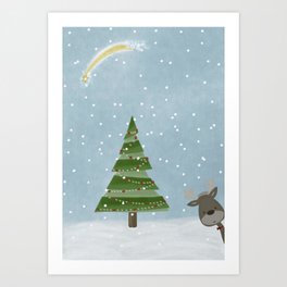 Christmas theme Art Print