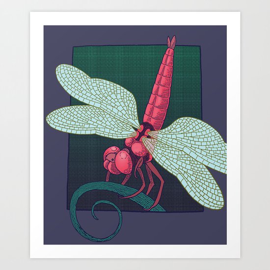 Dragonfly Art Print