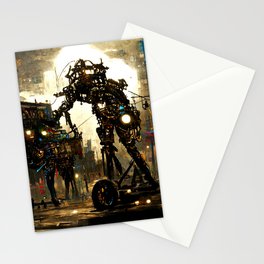 Robo-City Stationery Card