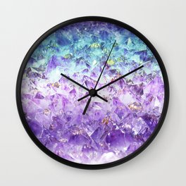 Alexandrite crystal rough cut Wall Clock
