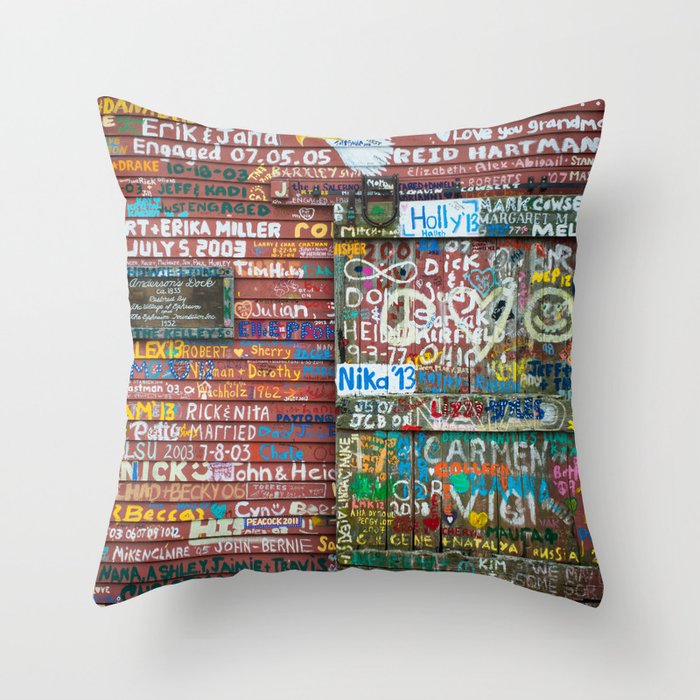 Anderson's Dock Throw Pillow