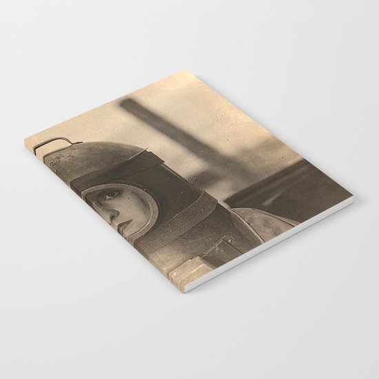 Scaphandre vintage photo Notebook