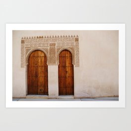 Alhambra Doors - Barcelona, Spain Art Print