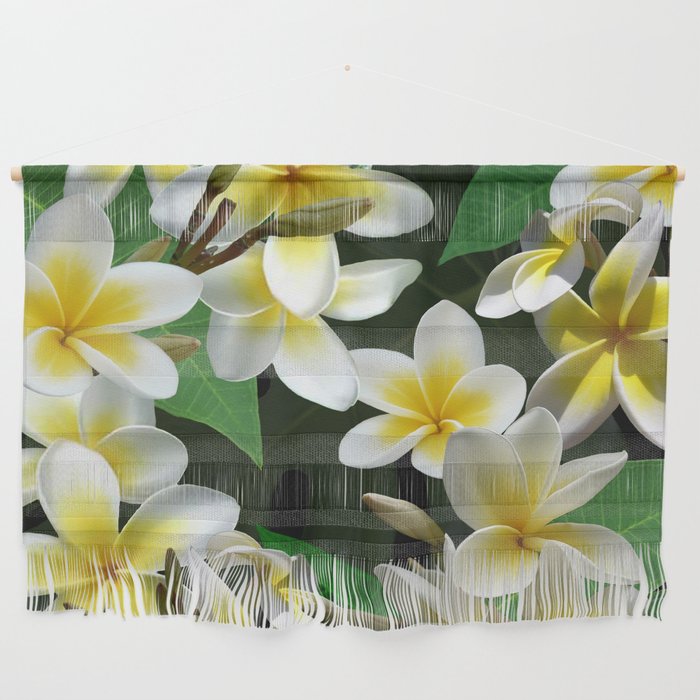 Plumeria Flowers Wall Hanging