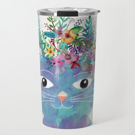 Flower cat II Travel Mug
