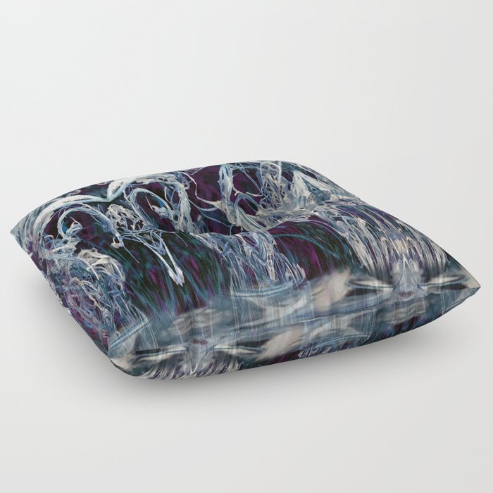 goth nature by knoetske Floor Pillow