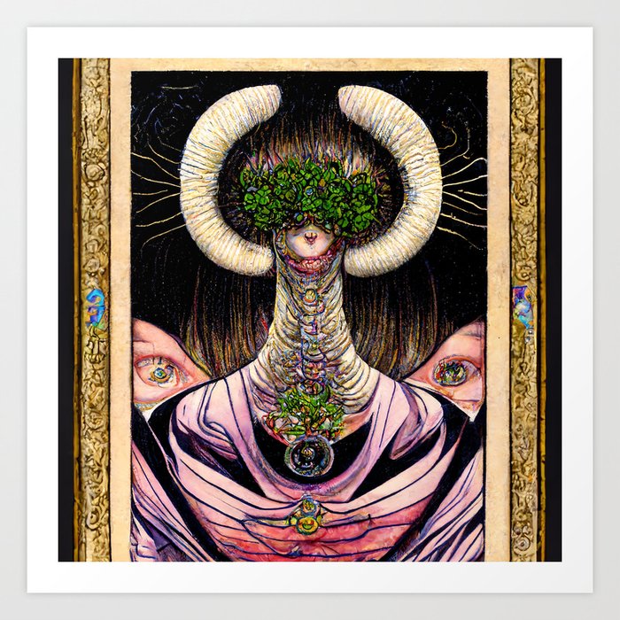 Occult Figure and Lord - 01 Art Print
