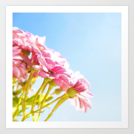 Pink Tan Art Print