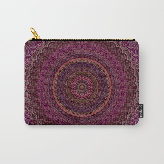 Dark purple mandala Carry-All Pouch