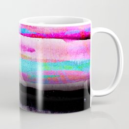 Fading view abstract landscape painting Coffee Mug | Black And White, Abstract, Womanfashion, Meditation, Abstraction, Pastelpink, Pattern, Ink, Watercolorpainting, Minimalstyle 