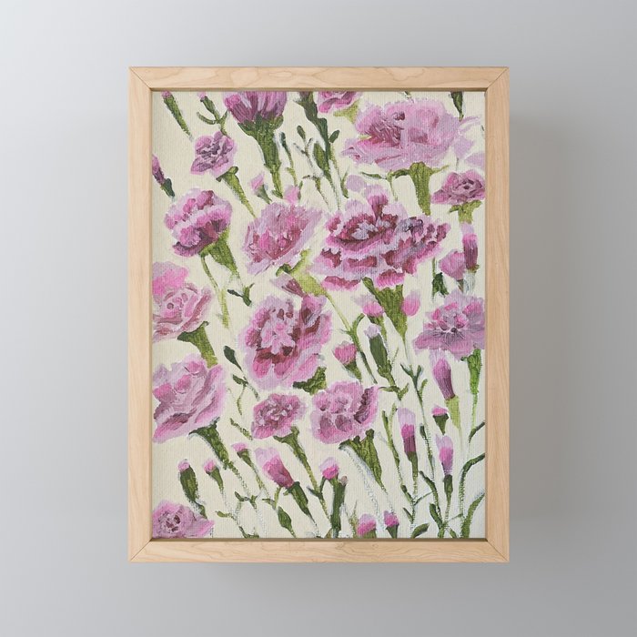 Mothers Day Flowers Framed Mini Art Print