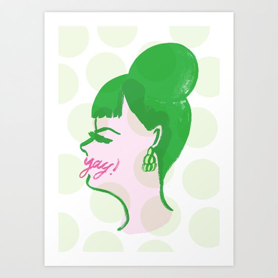 Socialite Art Print