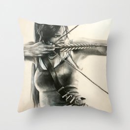 Tomb Raider: Shadow of the Tomb Throw Pillow