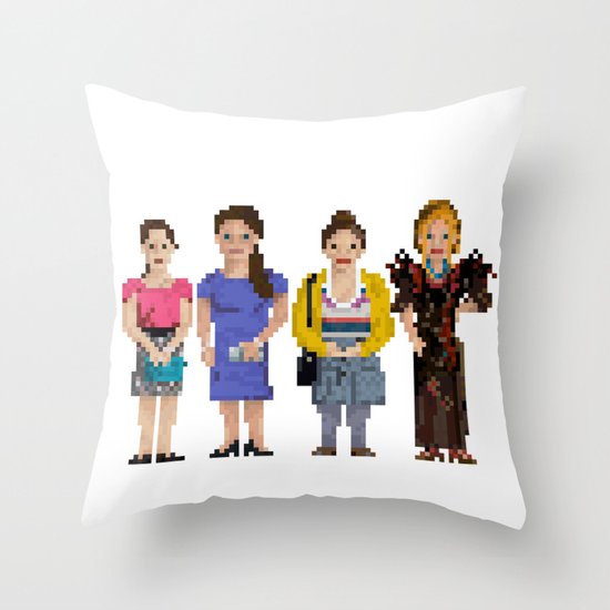 Girls Throw Pillow