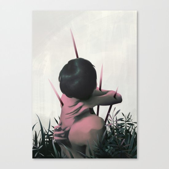 Between Rivers, Rilken No.6 Canvas Print