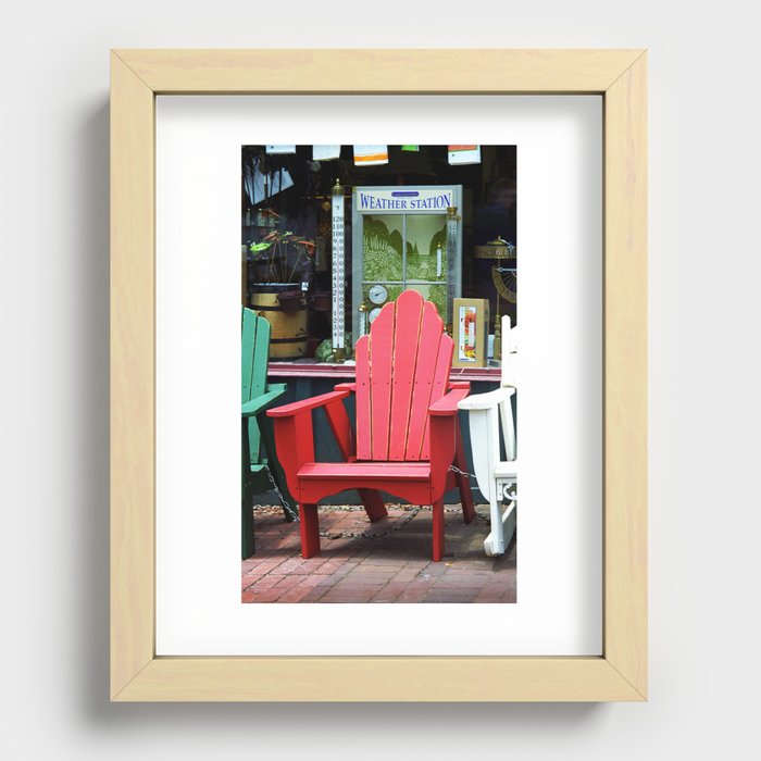 Jonesborough, Tennessee - Comfy Chair 2008 Recessed Framed Print
