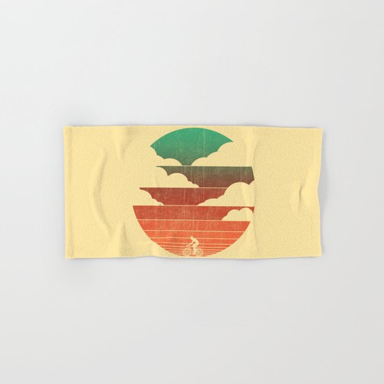 Go West (cycling edition) Hand & Bath Towel